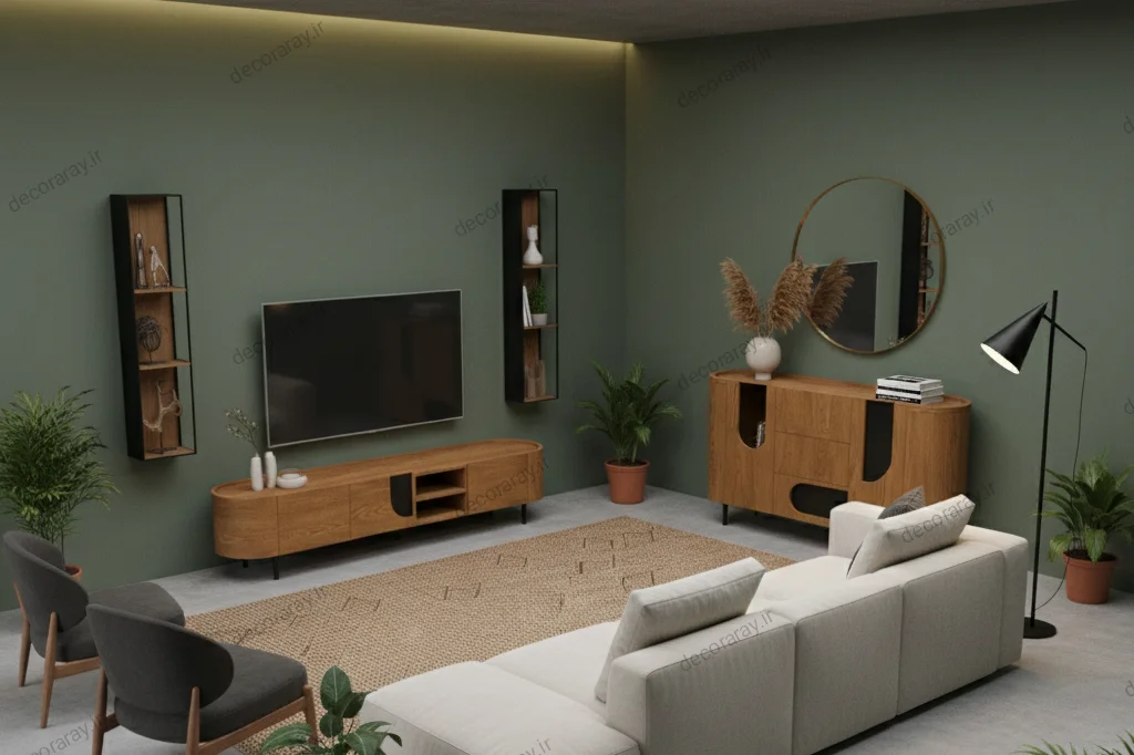 ست میزتلویزیون و کنسول دکورآرای decor-135