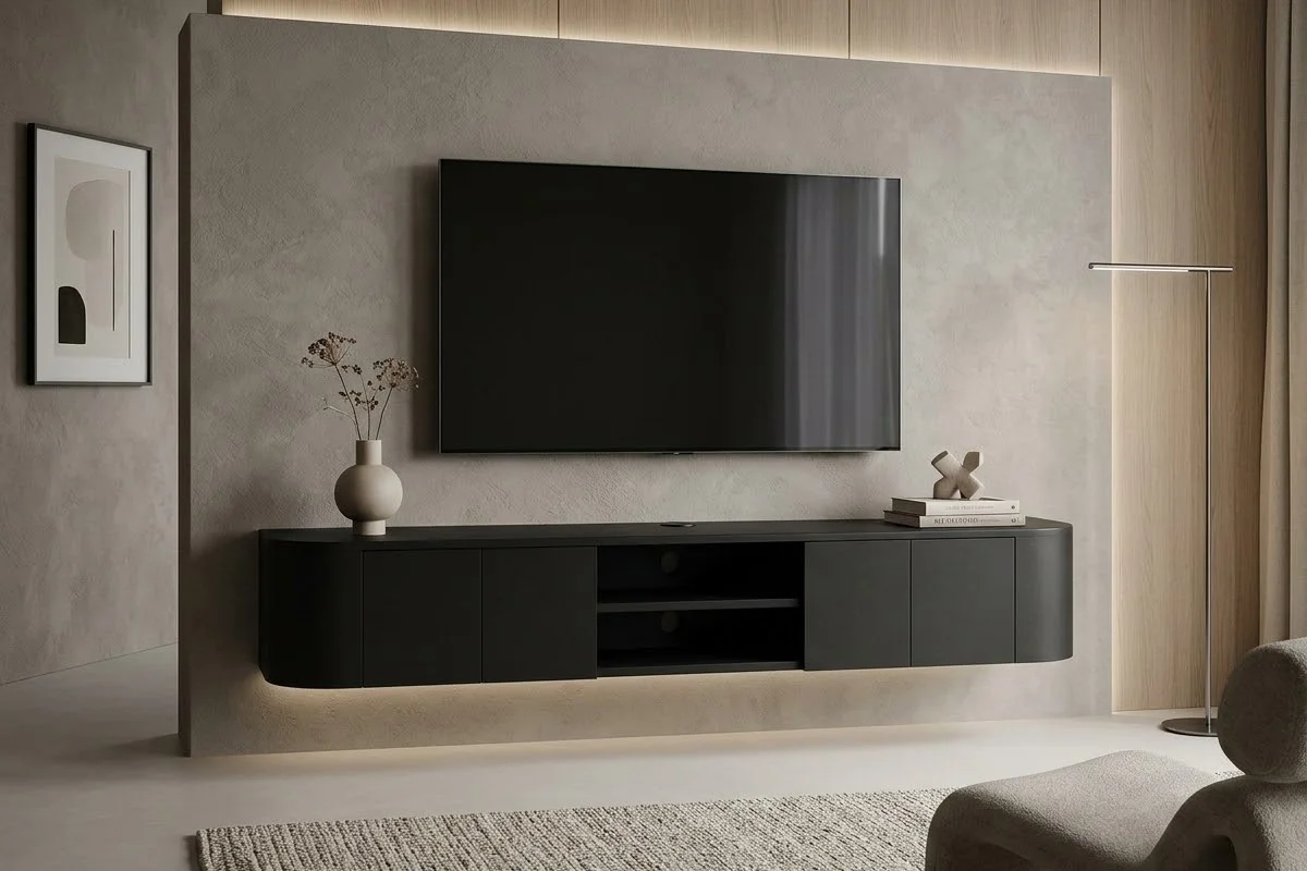 میزتلویزیون دیواری دکورآرای مدل DAMTV220