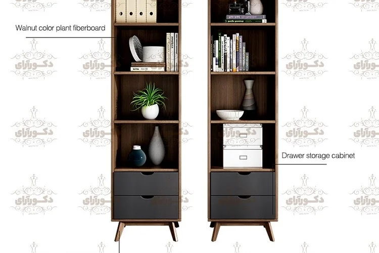 کتابخانه دکورآرای مدل DAKT17
