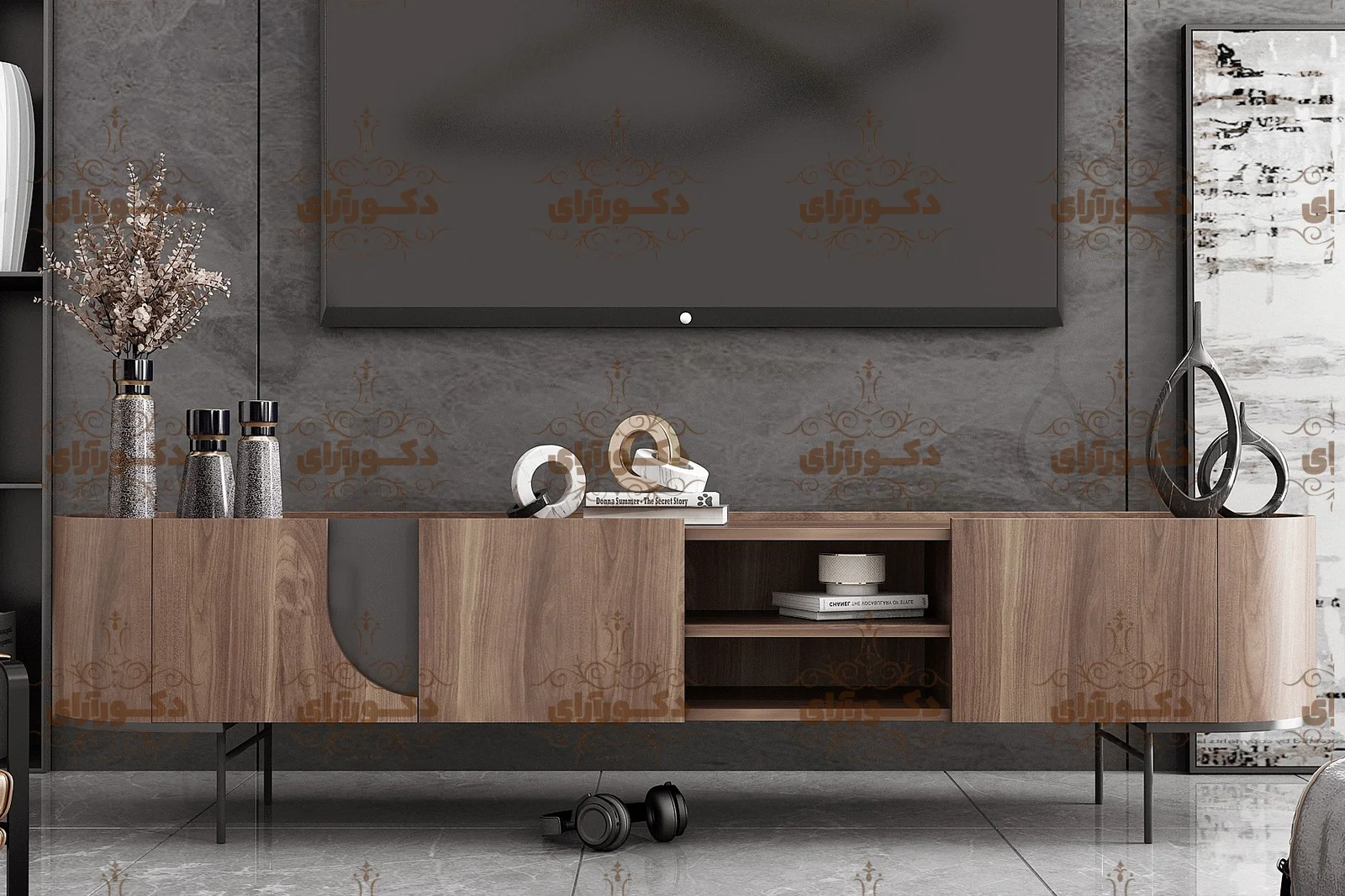 میزتلویزیون دکورآرای مدل DAMTV60
