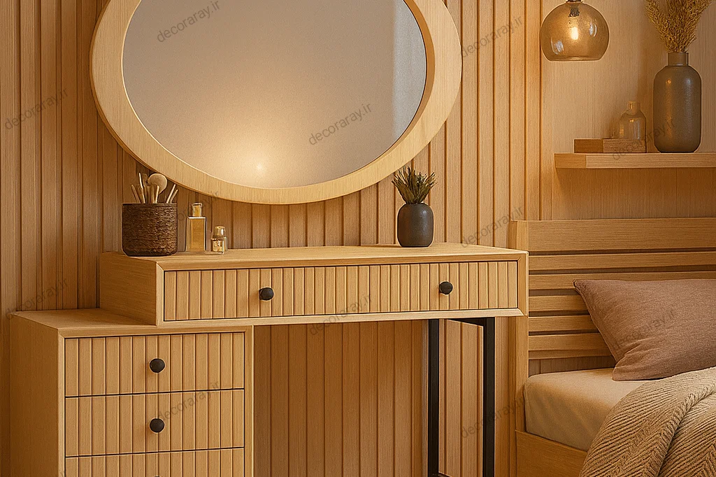 میز آرایش کشویی دکورآرای مدل DAMA22