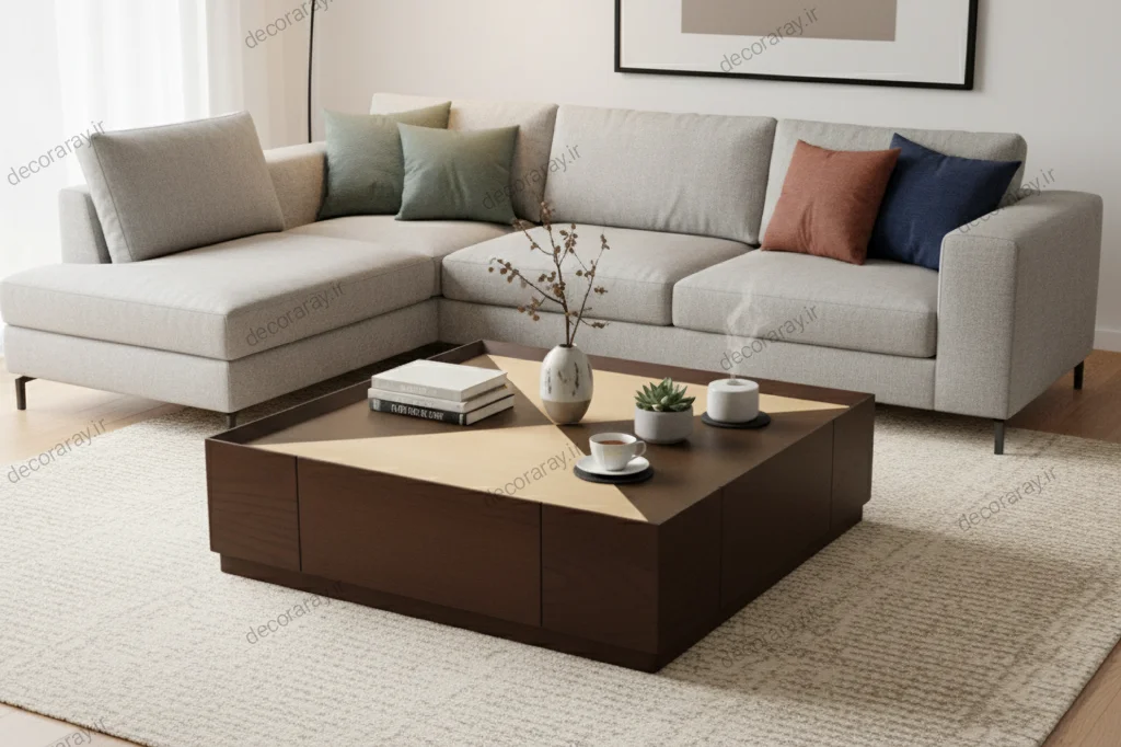 ميز جلومبلی دکورآرای مدل DAJM12