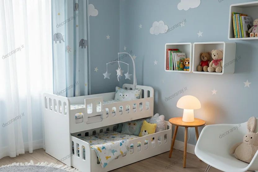 تخت خواب کودک دکورآرای مدل DAKT31