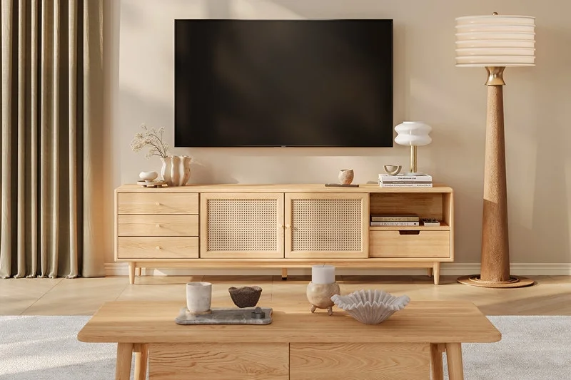 میز تلویزیون چوبی کد ۶۱