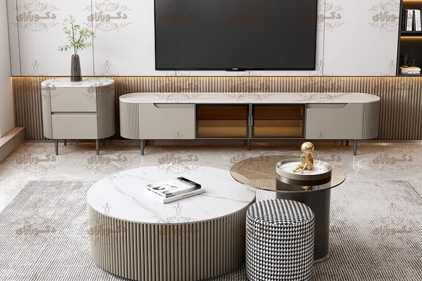 ميز جلومبلی دکورآرای مدل DAJM13