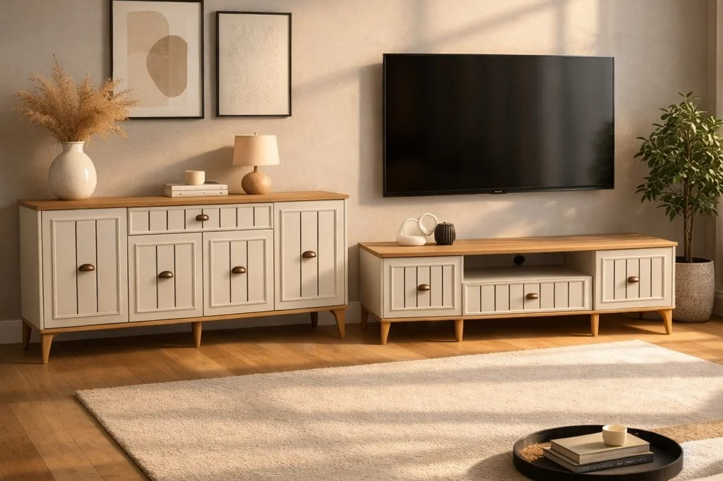 ست میزکنسول و میزتیوی دکورآرای decor-35